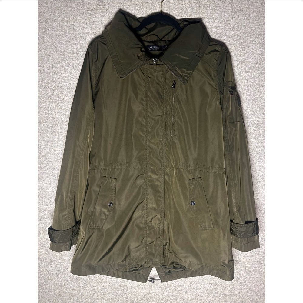 Ralph Lauren olive green fall/spring parka size M